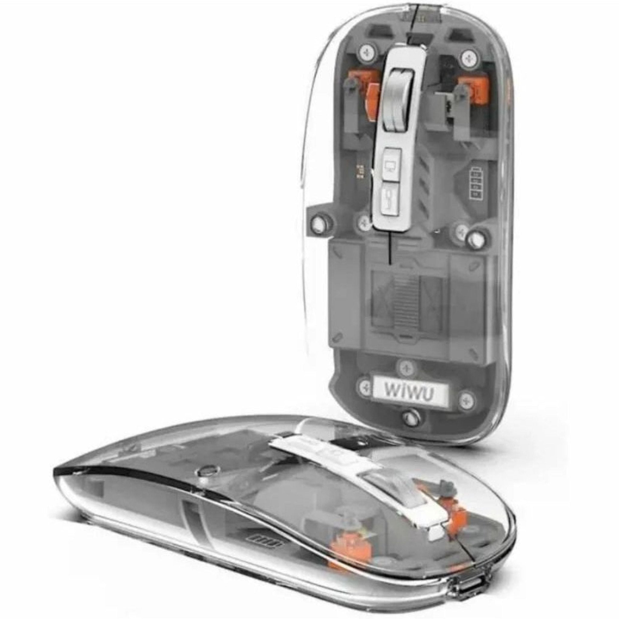 WIWU Crystal Dual Mode Magnetic Wireles Mouse - Grey