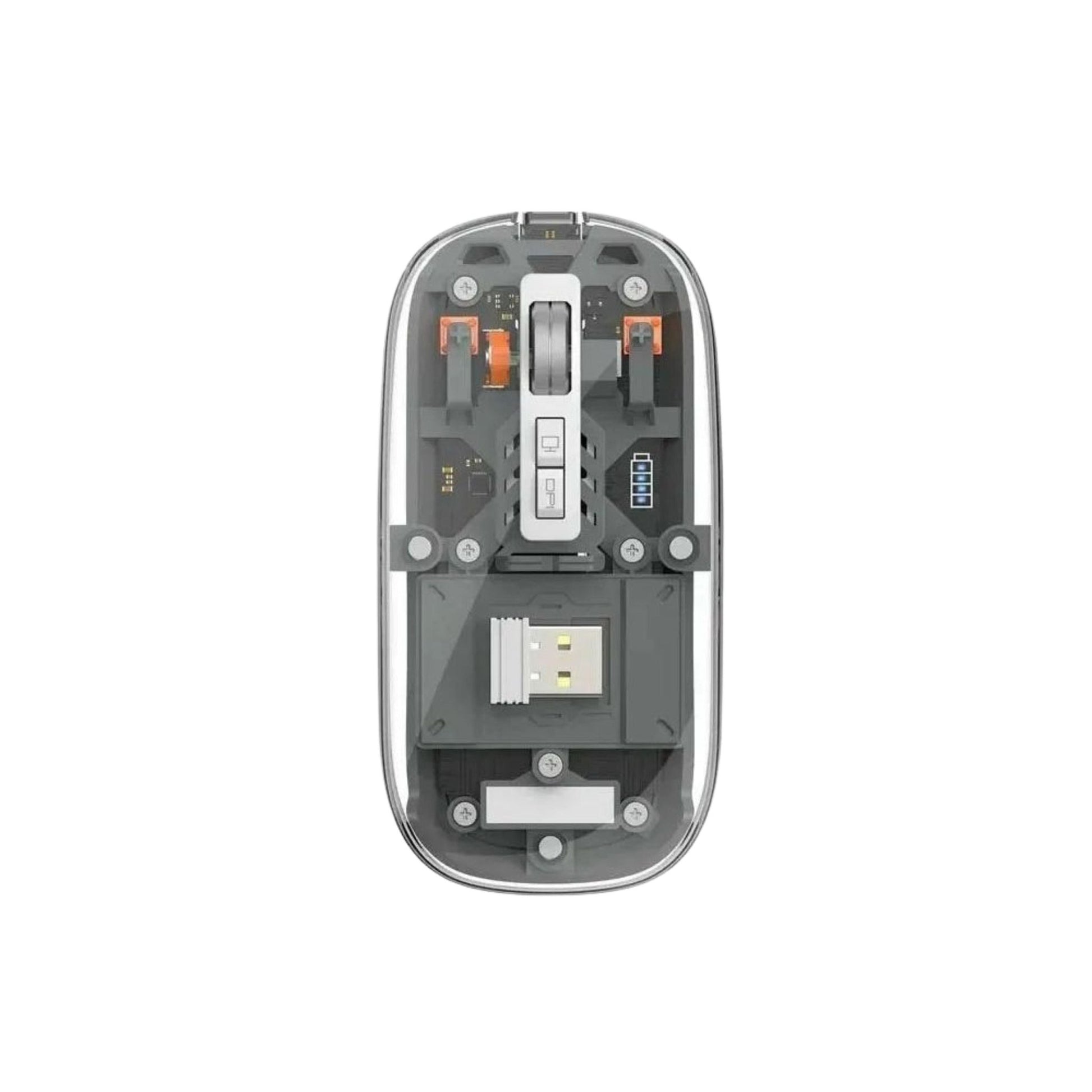 WIWU Crystal Dual Mode Magnetic Wireles Mouse - Grey