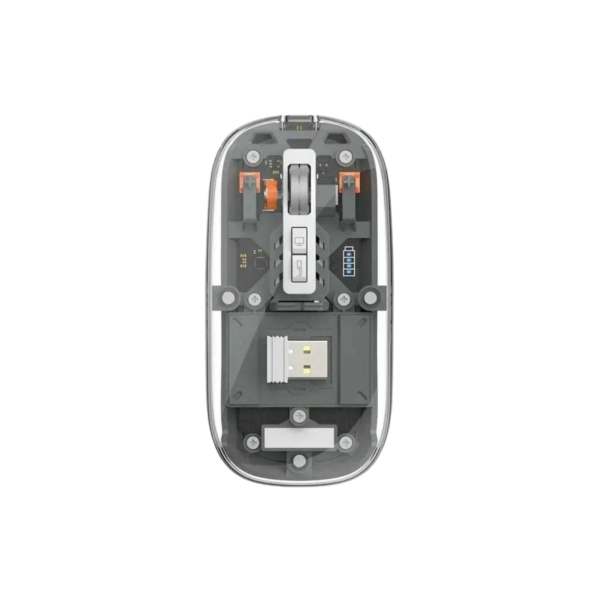 WIWU Crystal Dual Mode Magnetic Wireles Mouse - Grey