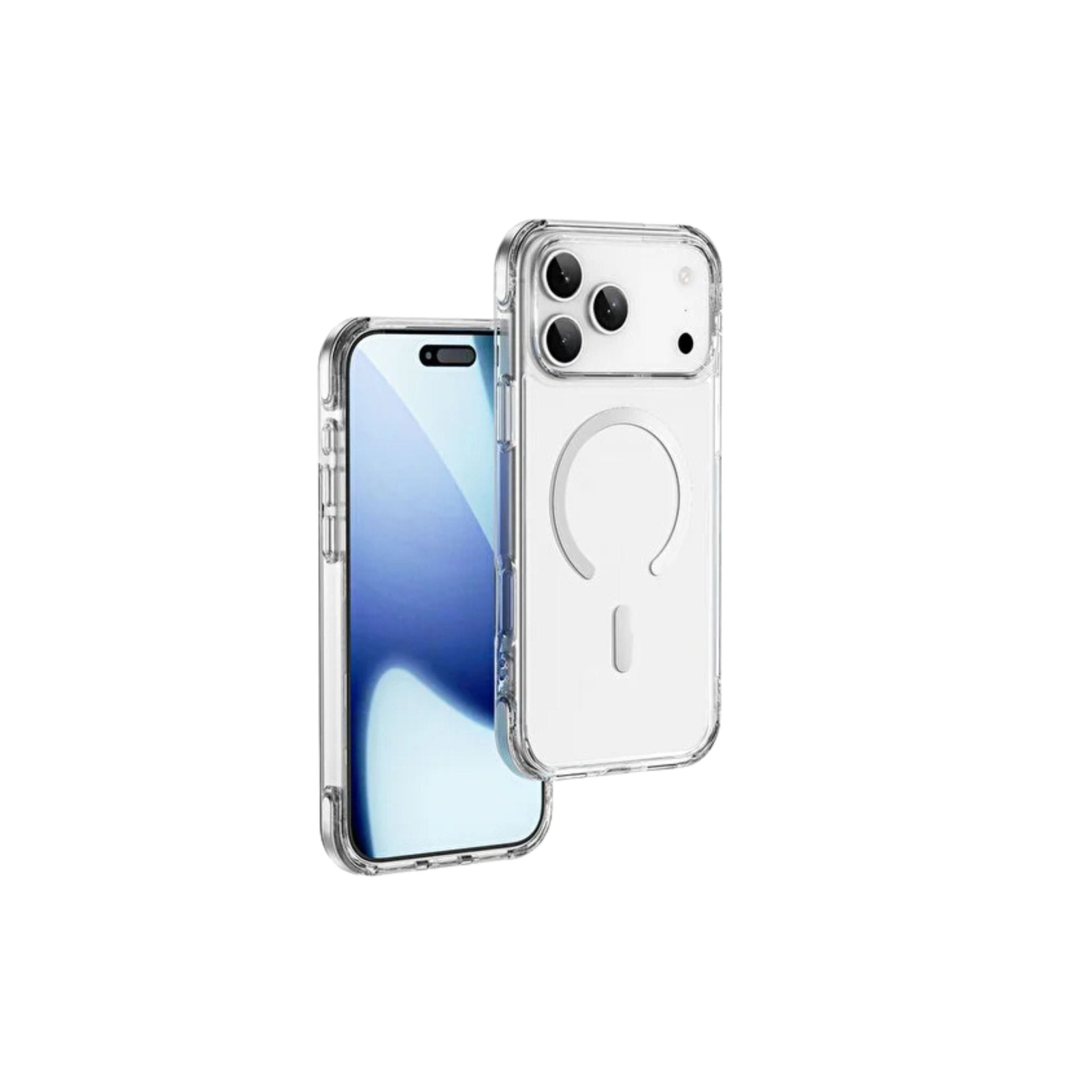 WIWU Magsafe Titanium Case for iPhone 17 Pro Max Transparent - White