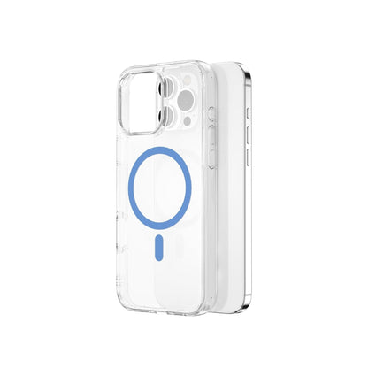 WIWU Magsafe iShield Pro Case for iPhone 16 Pro Max Transparent - Blue