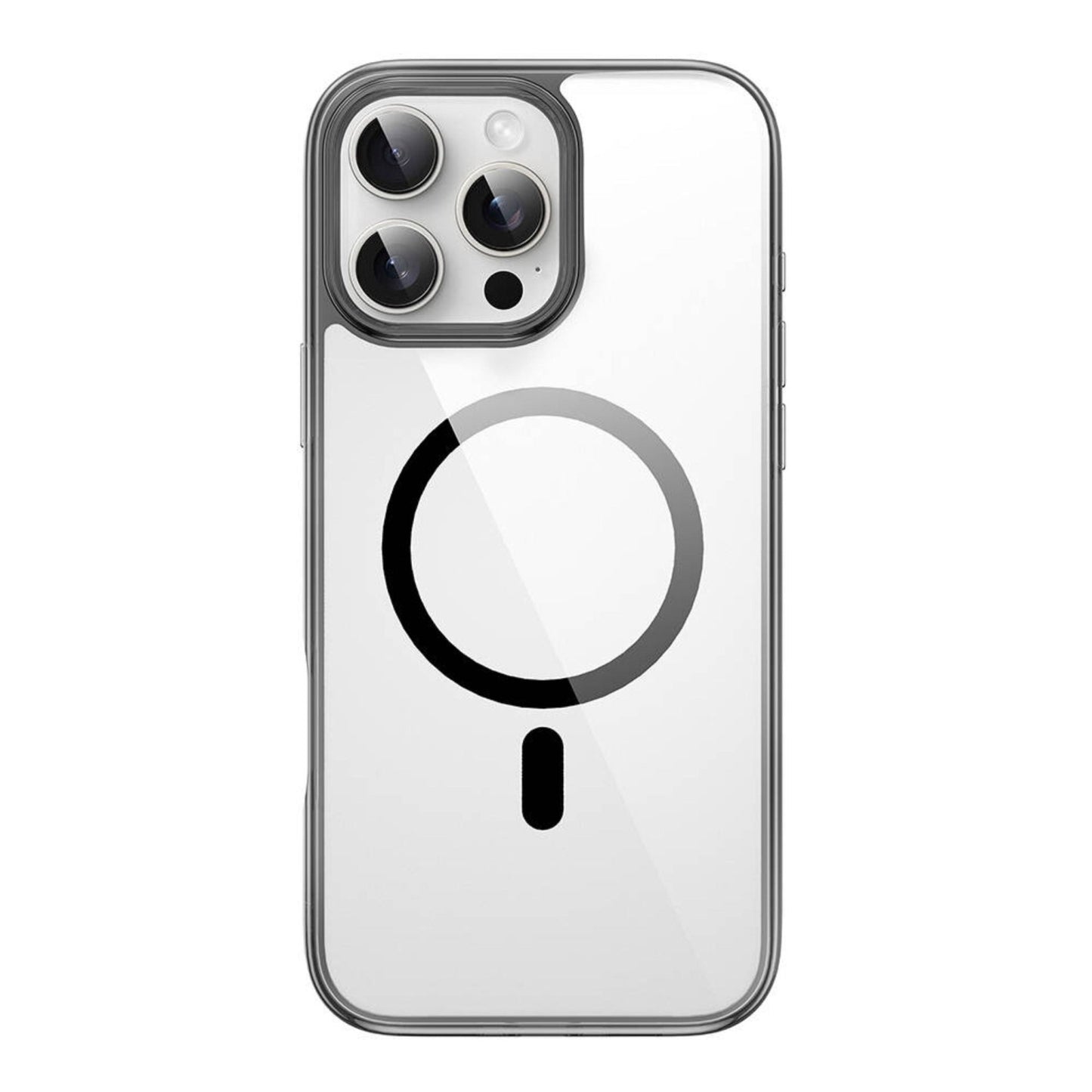 WIWU Magsafe iShield pro for iPhone 16 Pro Max Transparent - Black