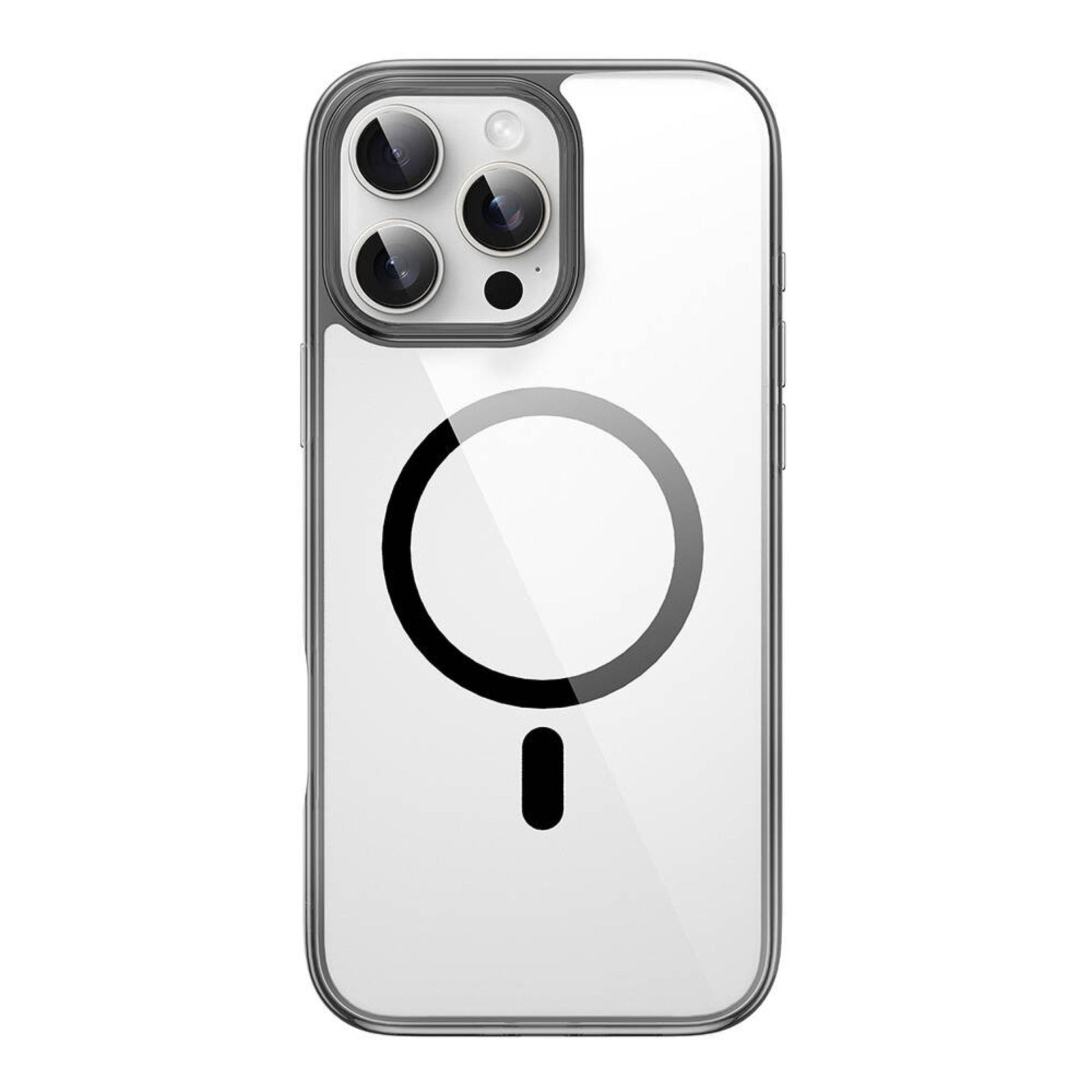 WIWU Magsafe iShield pro for iPhone 16 Pro Max Transparent - Black