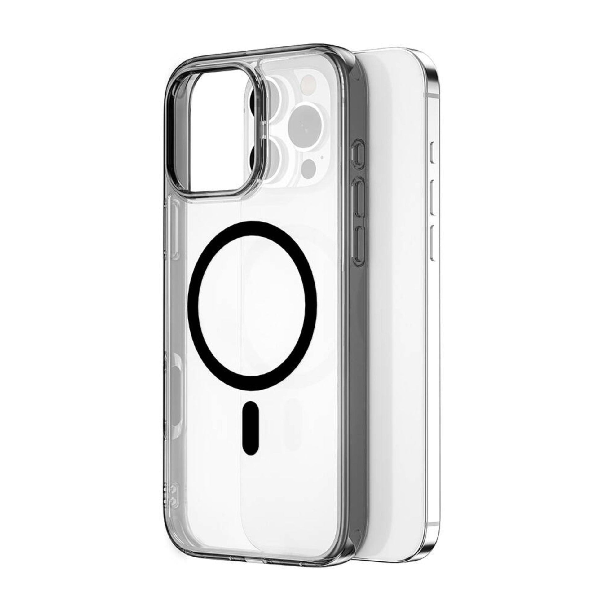 WIWU Magsafe iShield pro for iPhone 16 Pro Max Transparent - Black