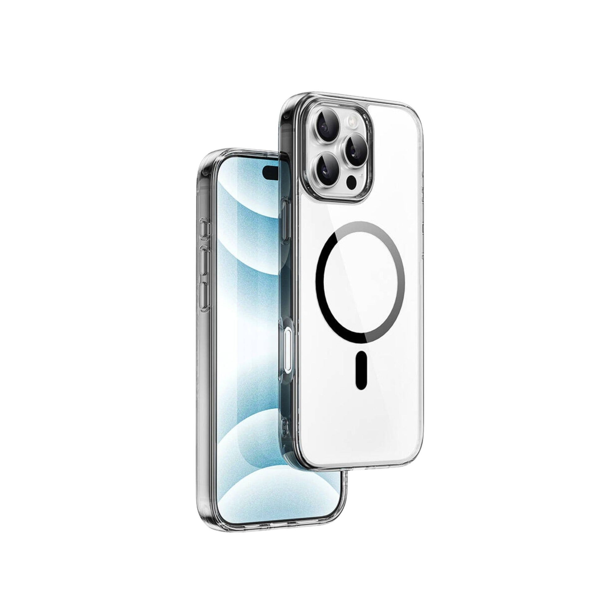 WIWU Magsafe iShield pro for iPhone 16 Pro Max Transparent - Black