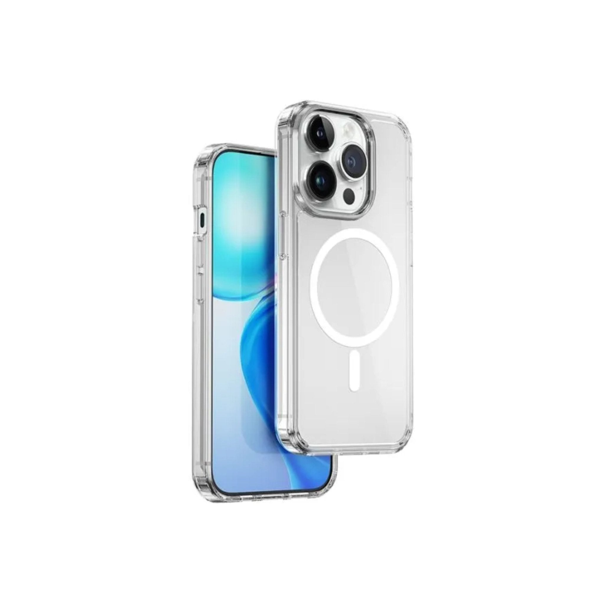 WIWU Premium Case for iphone 15 Pro Max Transparent - White