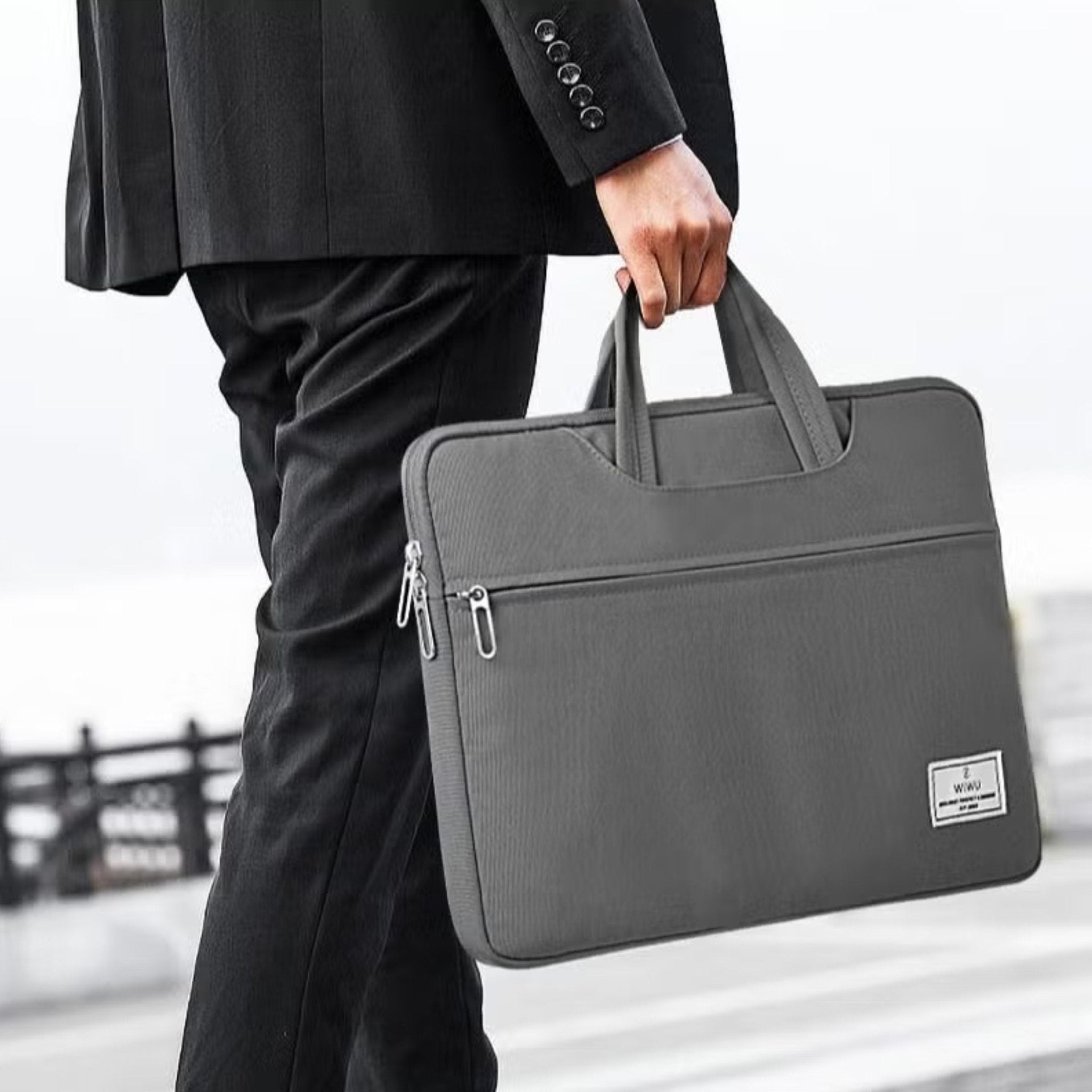 WIWU Vivi 15.6" Laptop Hand Bag - Black