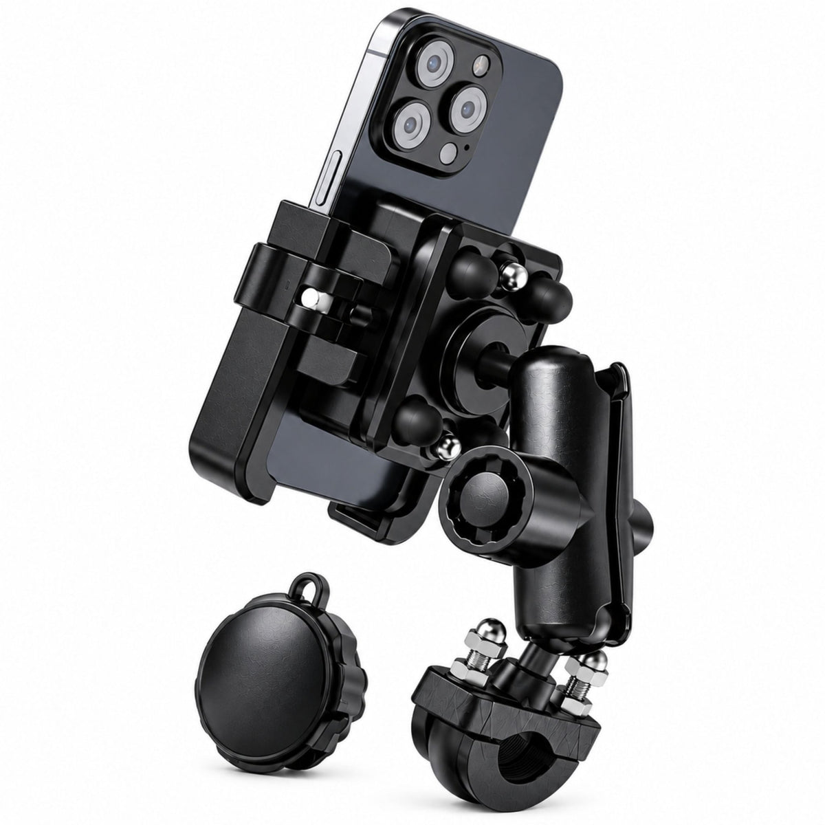 WJ-M Bicycle & Motorcycle Mobile Phone Holder - Black