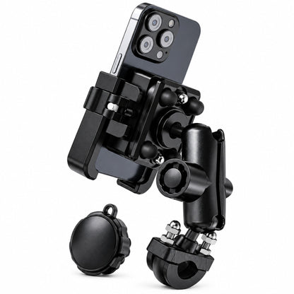 WJ-M Bicycle & Motorcycle Mobile Phone Holder - Black