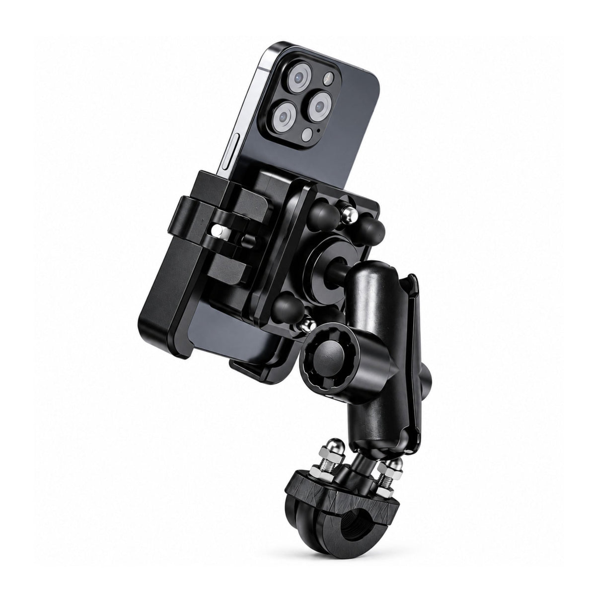 WJ-M Bicycle & Motorcycle Mobile Phone Holder - Black