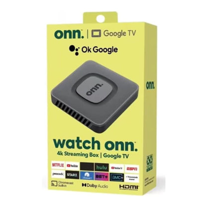 Watch onn 4k Streaming Box - Black ( 1 Year Plan )