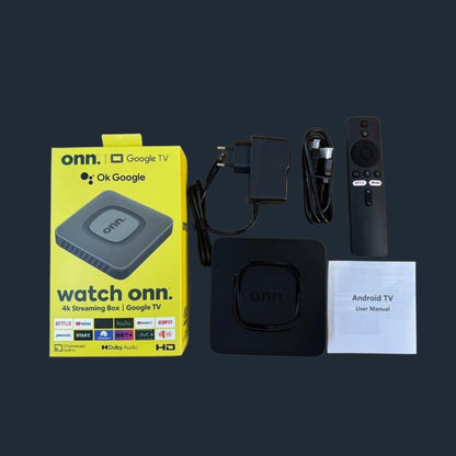 Watch onn 4k Streaming Box - Black ( 1 Year Plan )