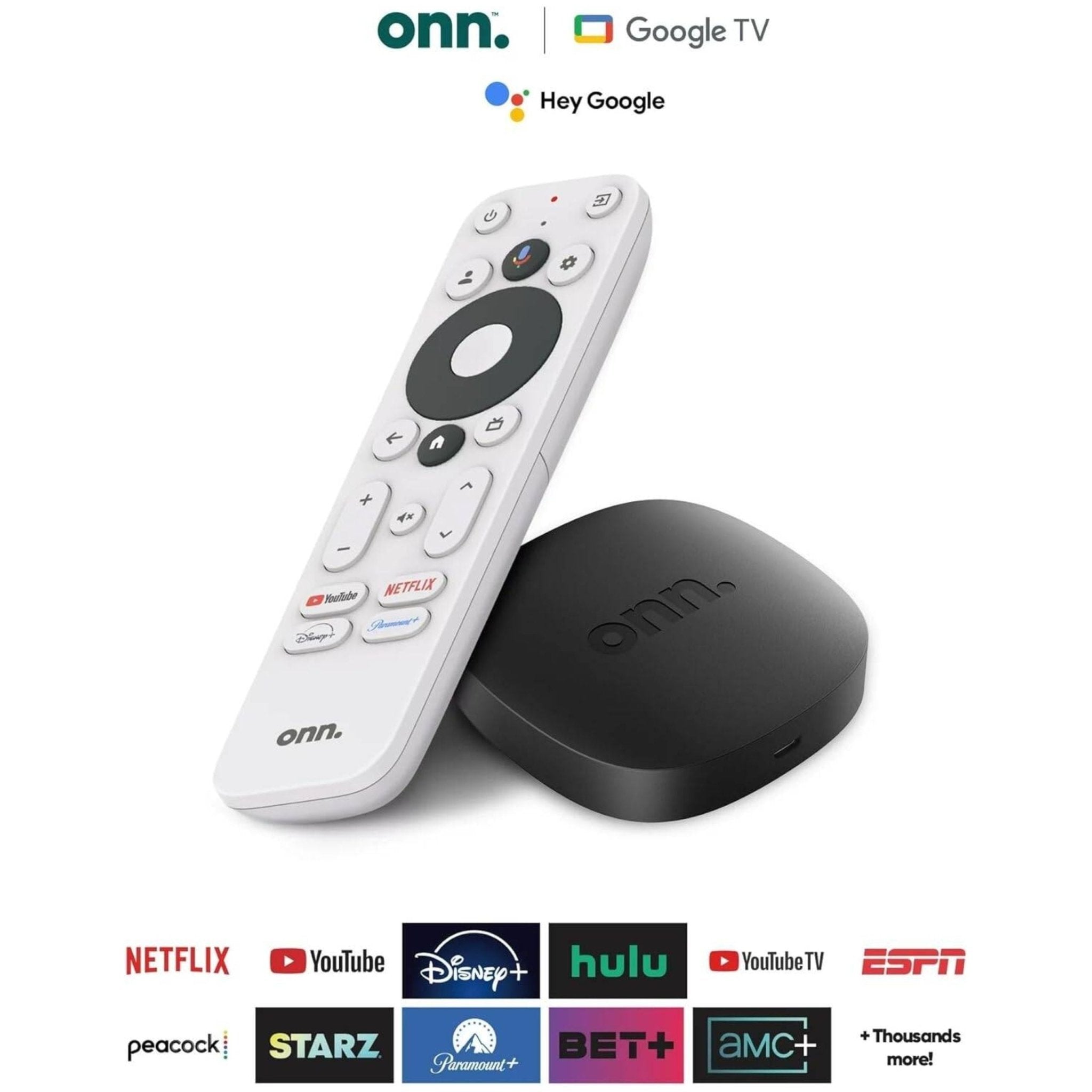 Watch onn TV Box 4k Ultra HD - Black ( 1 Year Plan )