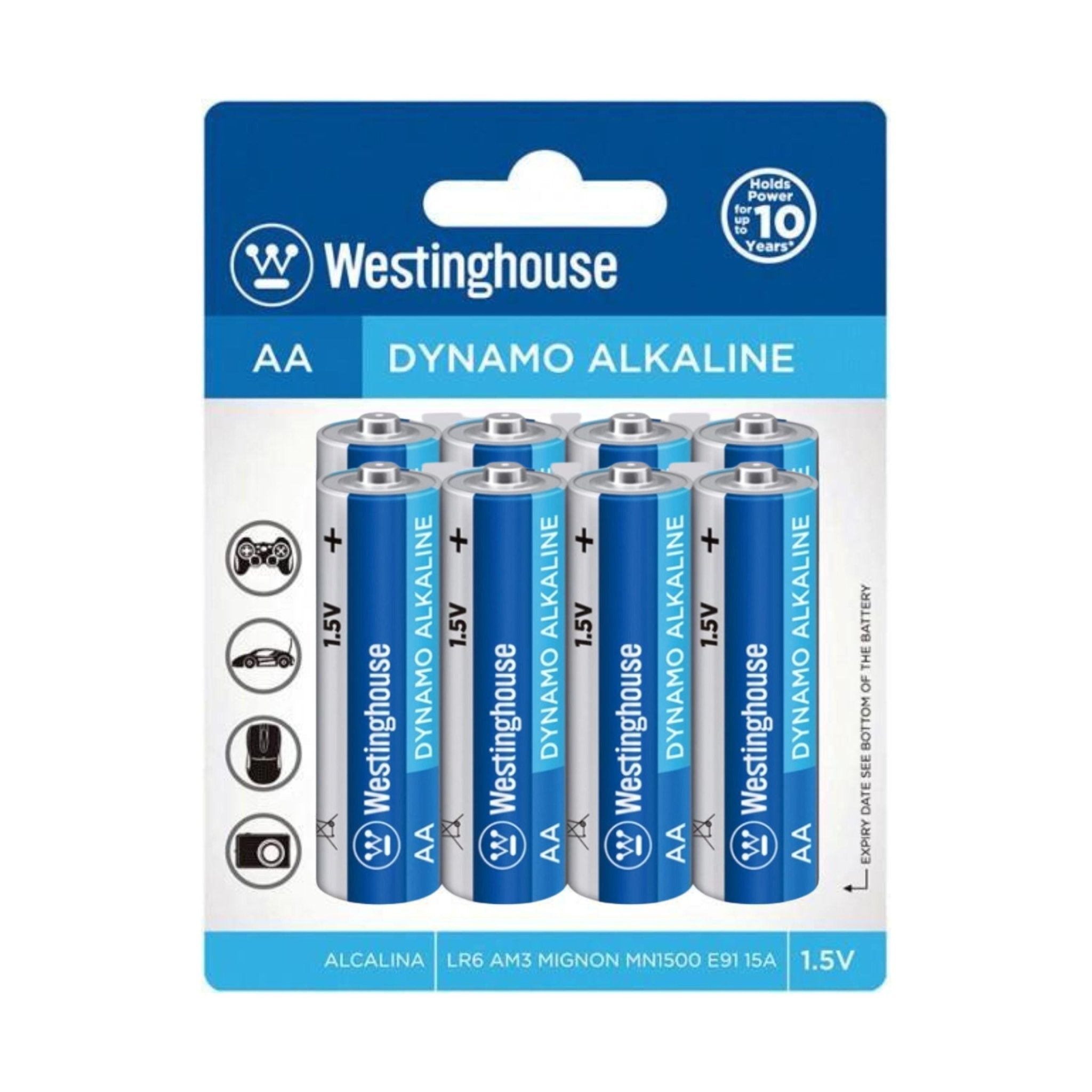 Westinghouse AA Dynamo Alkaline Batteries