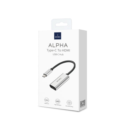 WiWU Alpha Type-C to HDMI USB-C Hub - Grey