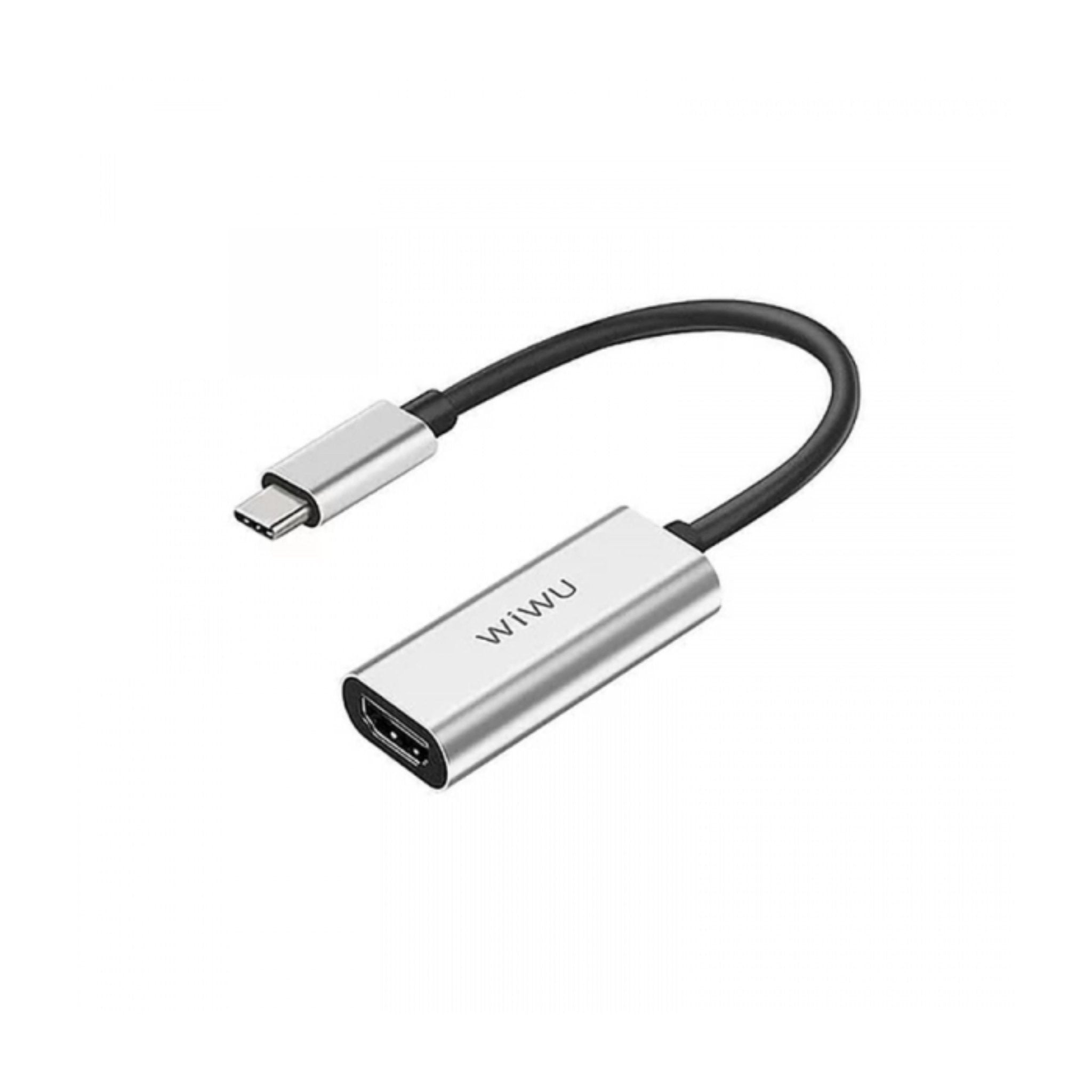 WiWU Alpha Type-C to HDMI USB-C Hub - Grey