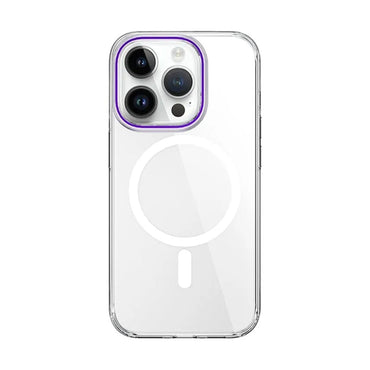 WiWU Magsafe Gold Armour Case for iPhone 15 Pro- Purple