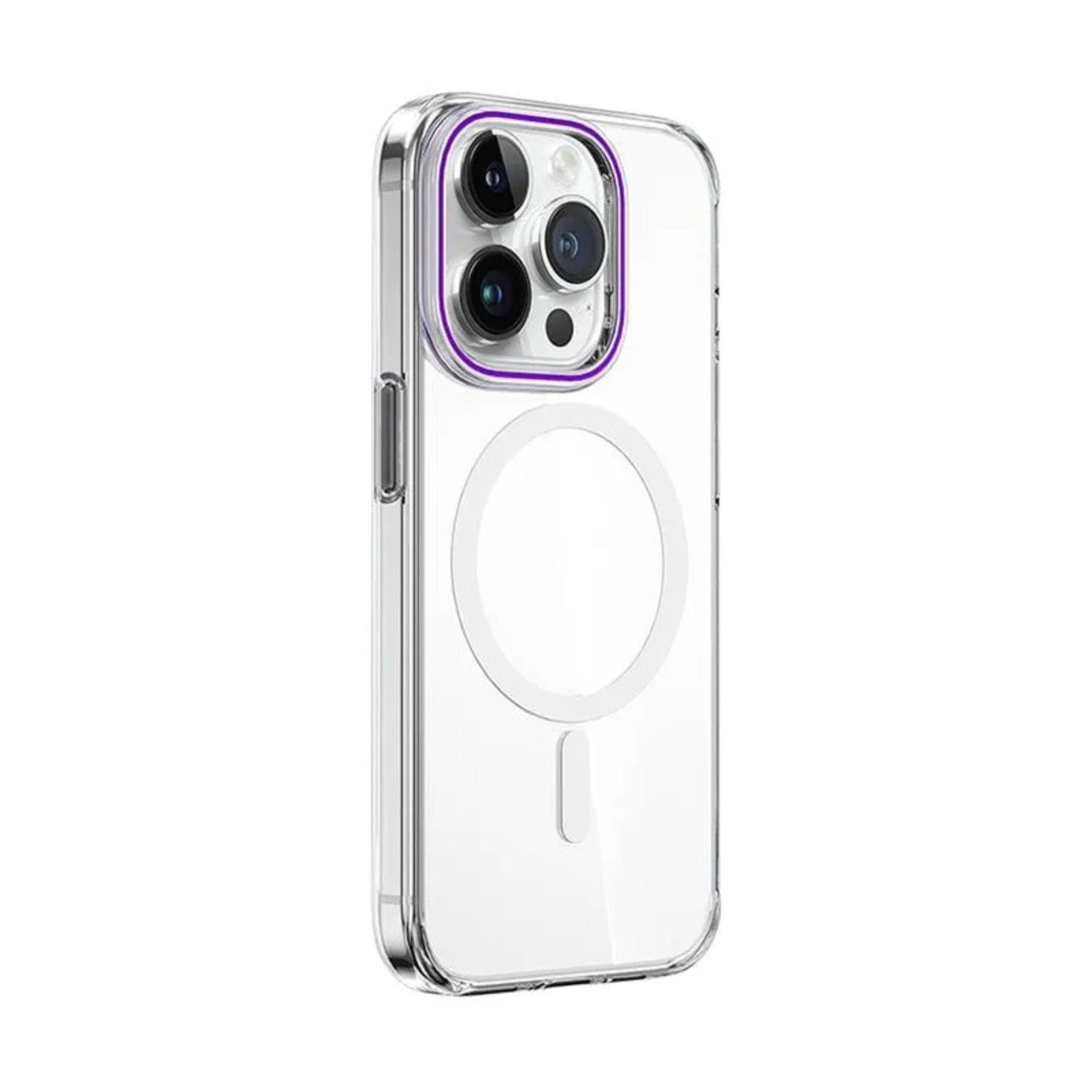 WiWU Magsafe Gold Armour Case for iPhone 15 Pro- Purple