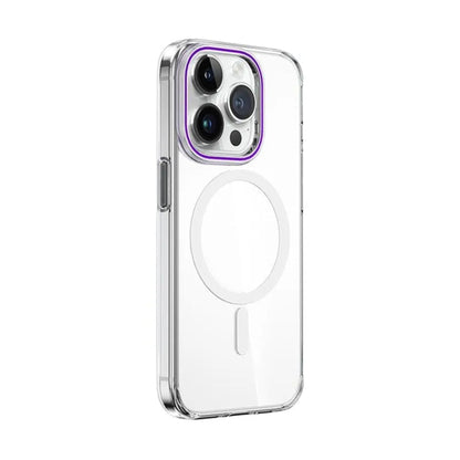 WiWU Magsafe Gold Armour Case for iPhone 15 Pro- Purple