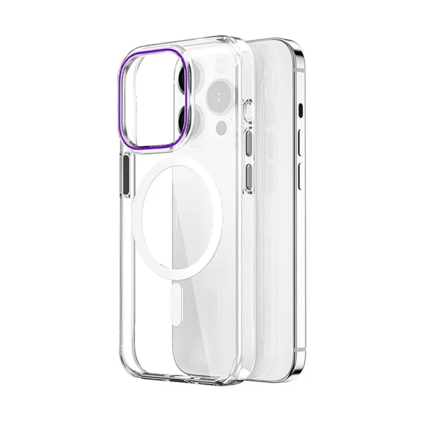 WiWU Magsafe Gold Armour Case for iPhone 15 Pro- Purple