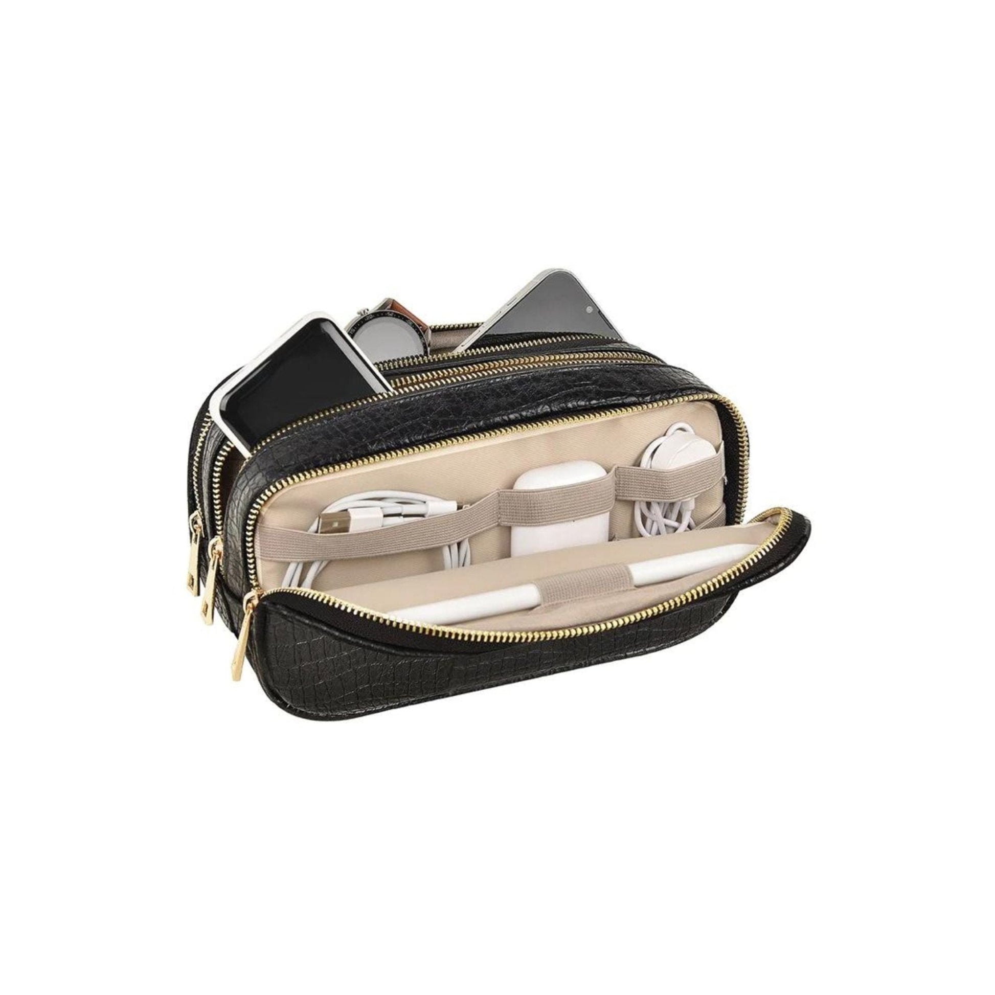 WiWU Salem FIingerprint Lock Lux Pouch - Black