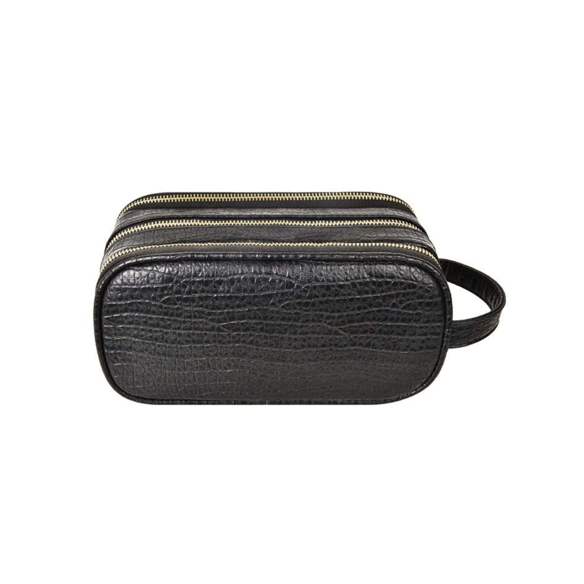 WiWU Salem Lux Tri Compartment Organize Case - Black Alligator grain