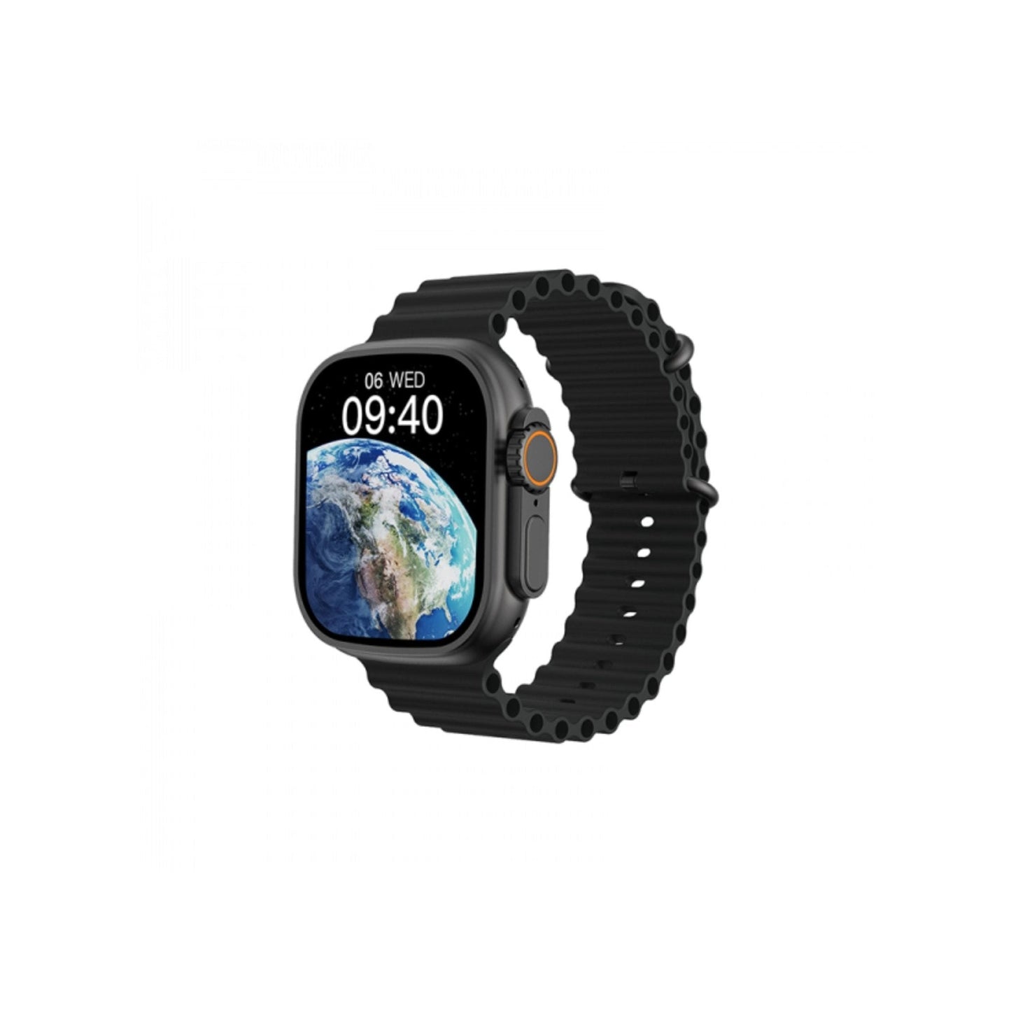 WiWU Smart Watch SW01 Ultra Max With 2 Strapes - Black