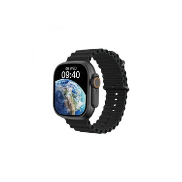 WiWU Smart Watch SW01 Ultra Max With 2 Strapes - Black