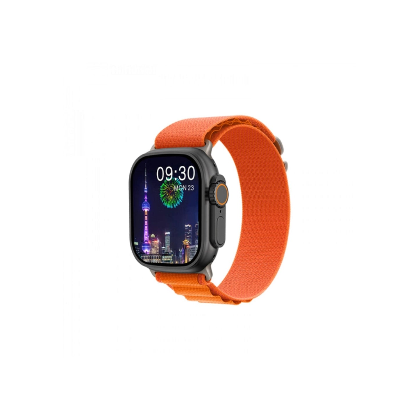 WiWU Smart Watch SW01 Ultra Max With 2 Strapes - Black