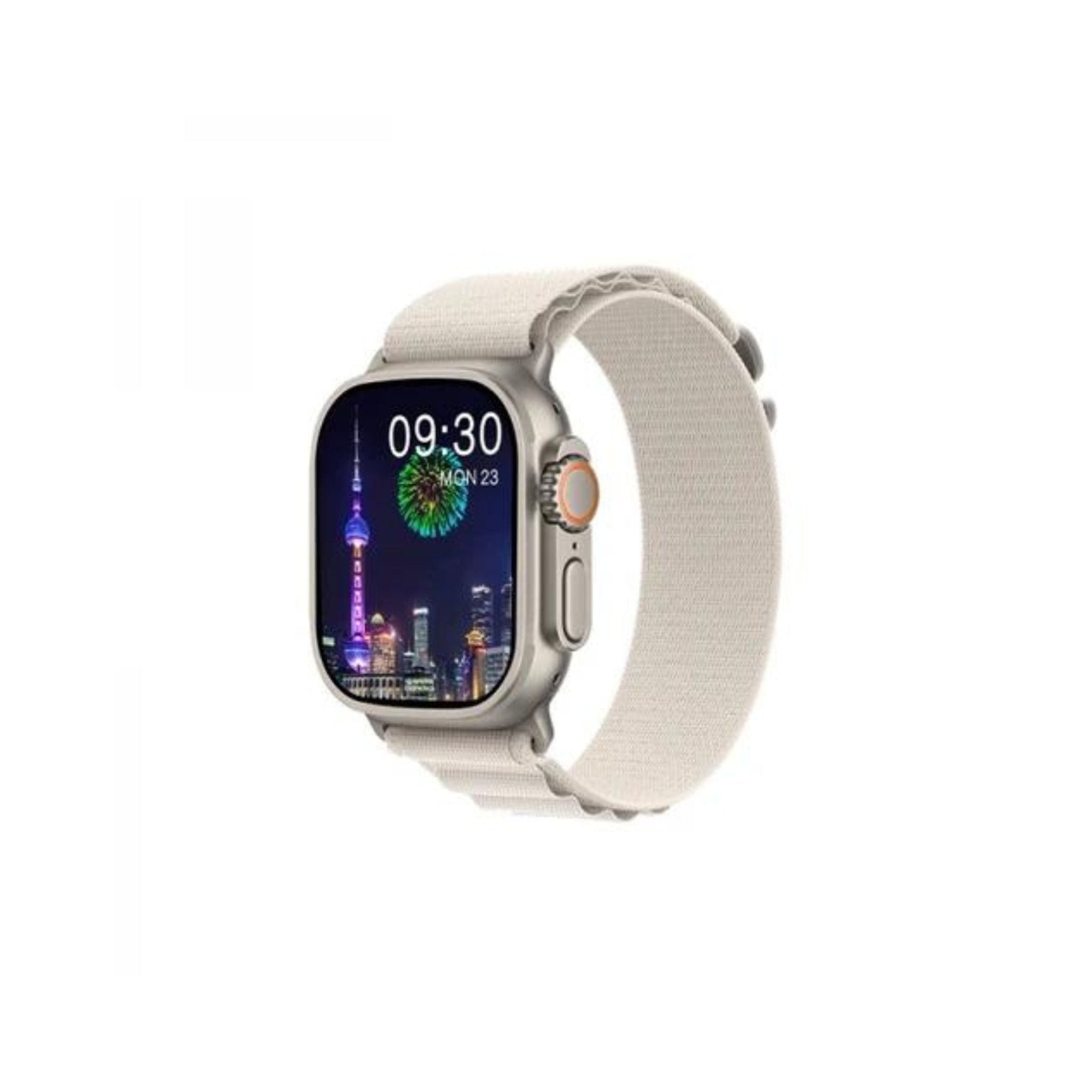WiWU Smart Watch SW01 Ultra Max With 2 Strapes - Silver