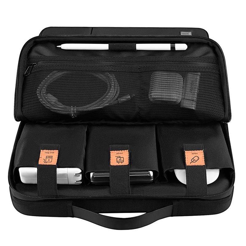 Wiwu Alpha Double Layer Sleeve Bag For 14" Laptop - Black