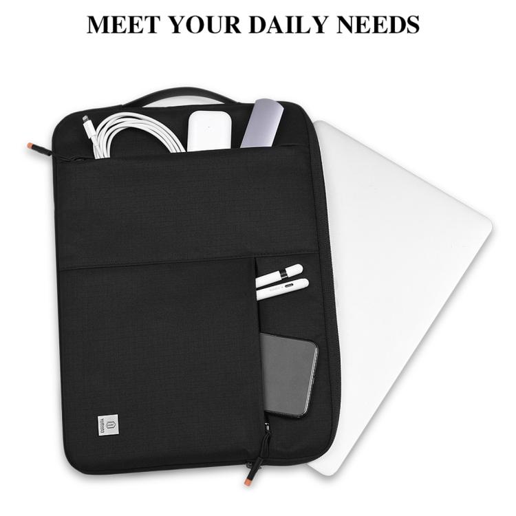 Wiwu Alpha Double Layer Sleeve Bag For 14" Laptop - Black