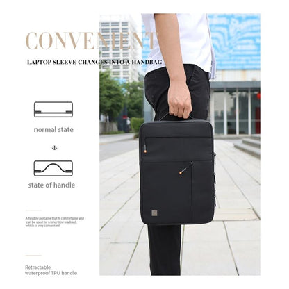 Wiwu Alpha Double Layer Sleeve Bag For 14" Laptop - Black