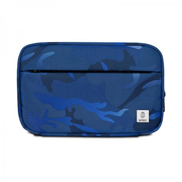 Wiwu Camouflage Travel Pouch (22.5*14.5*5cm) - Blue