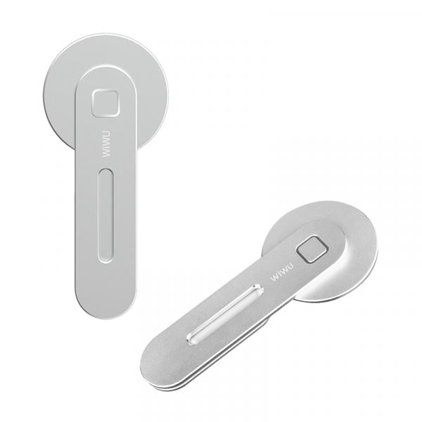 Wiwu ZM306 Laptop Extender Magnetic Phone Bracket - Silver