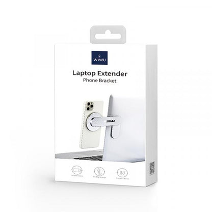 Wiwu ZM306 Laptop Extender Magnetic Phone Bracket - Silver