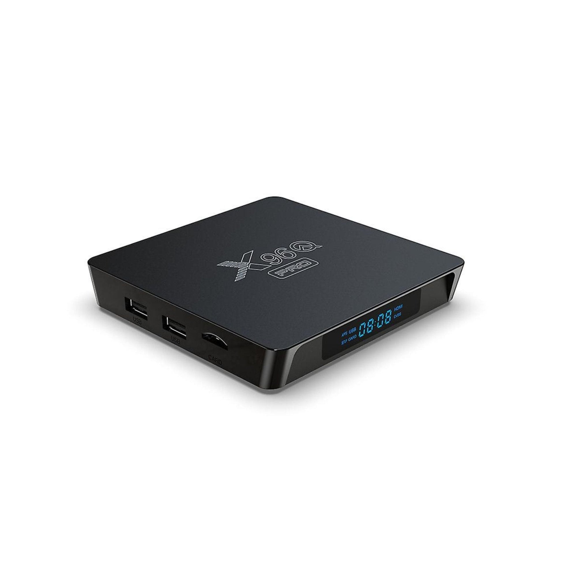 X96Q Pro 4K Android Tv Box - Black