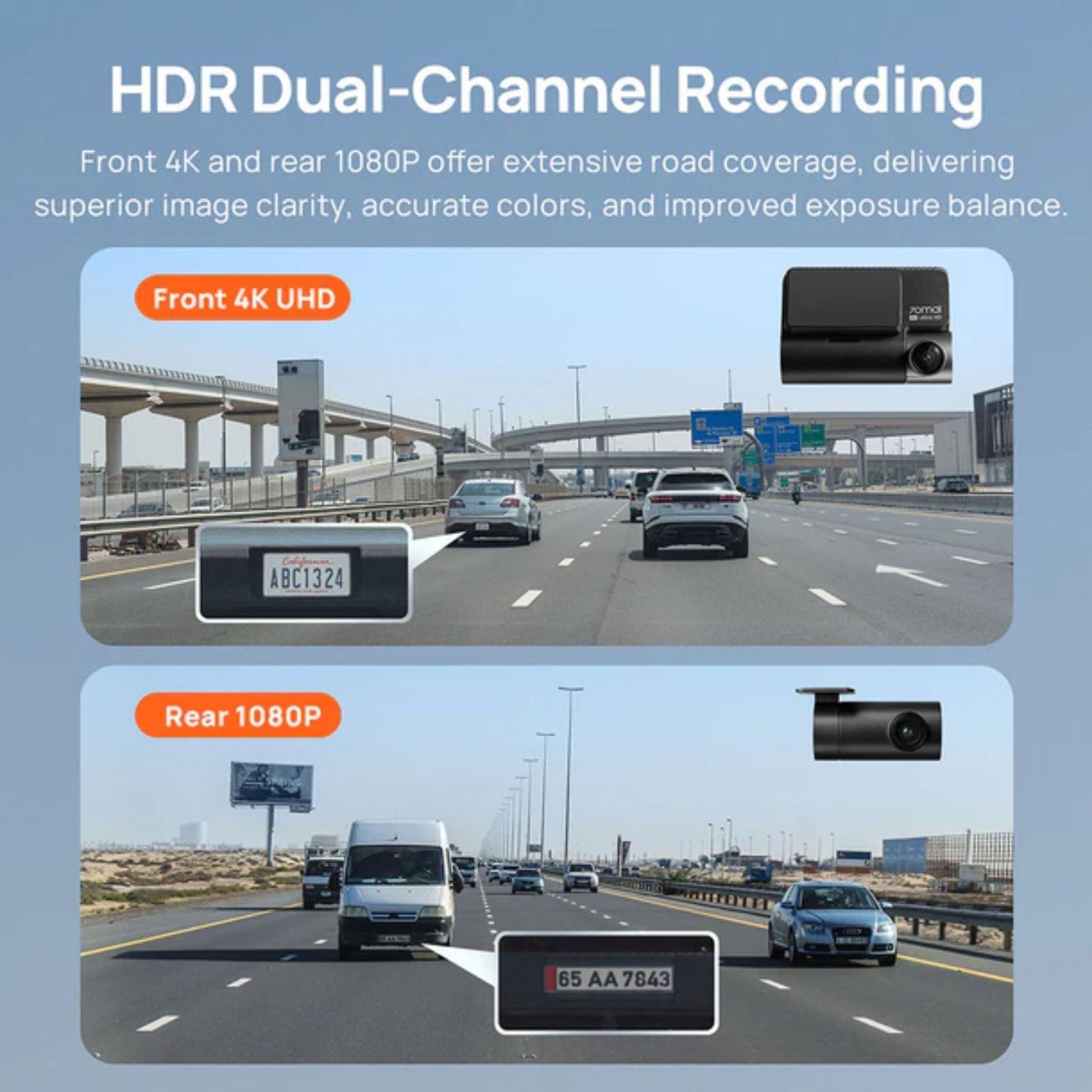 Xiaomi 70Mai Dash Cam A810 4K - Black