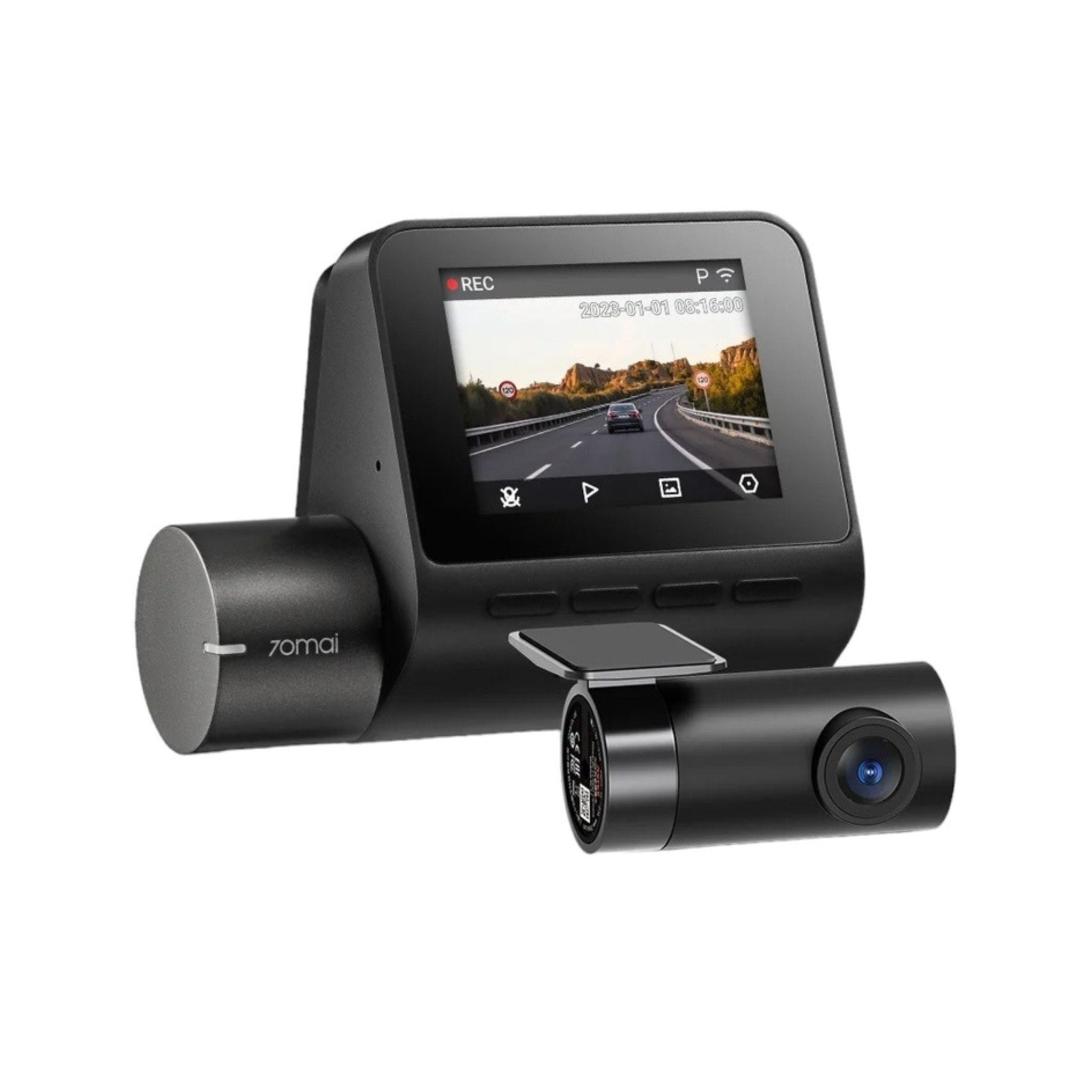 Xiaomi 70mai A200 Dash Cam and RC11 Rear Cam Set - Black