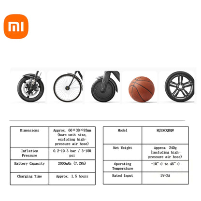 Xiaomi Compact Portable Electric Air Compressor - Black