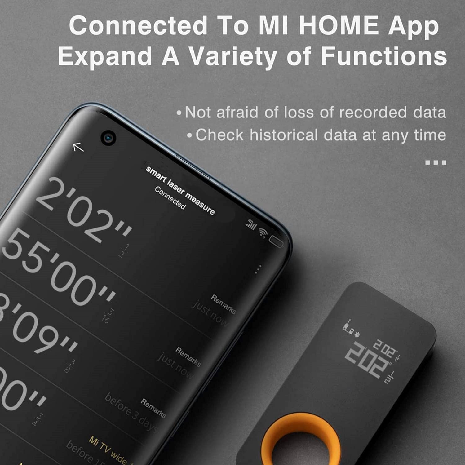 Xiaomi HOTO Smart Laser Masure - Black