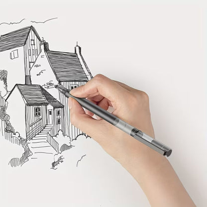 Xiaomi Jumbo Black Gel Ink Pen 10 Pcs - Black