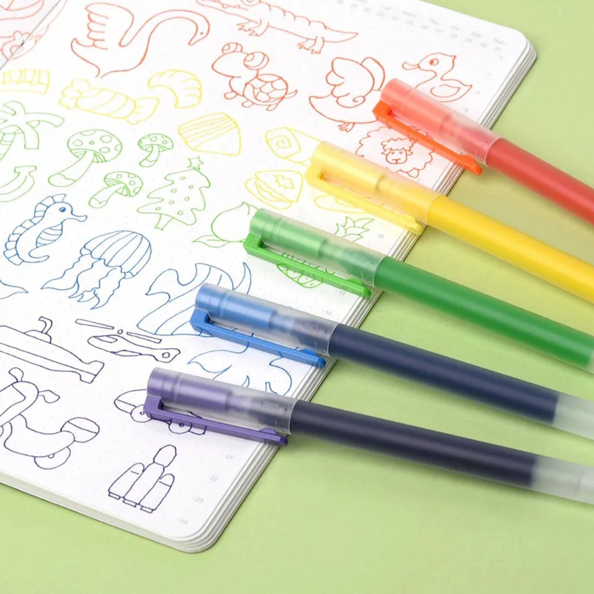 Xiaomi Jumbo Colourful Gel Ink Pen 5Pcs