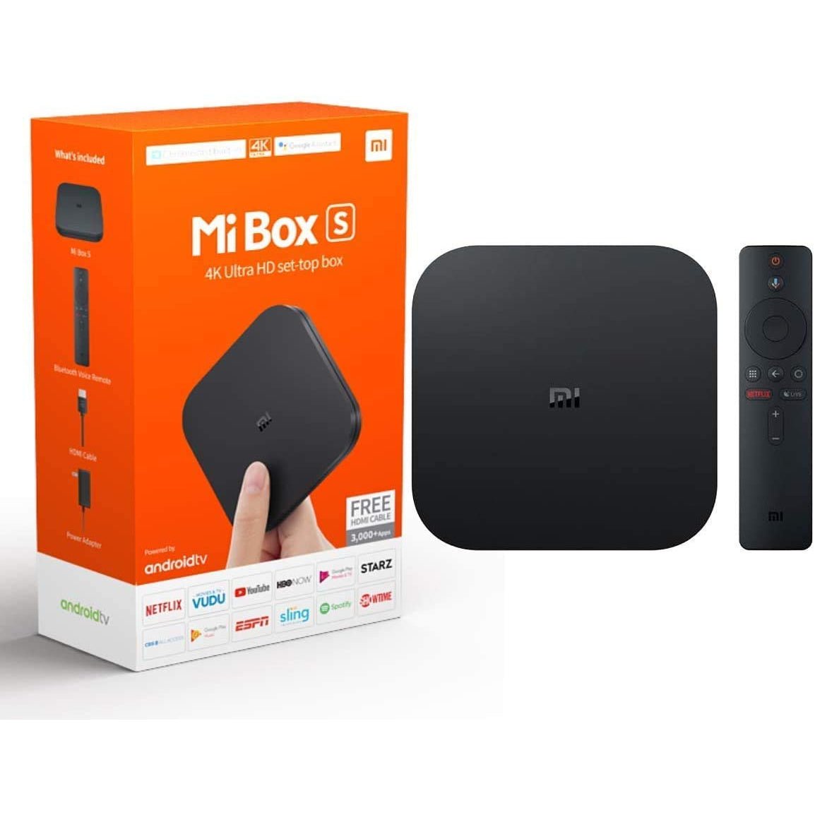 Xiaomi Mi Box S 4K Ultra HD MDZ-22-AG - Black
