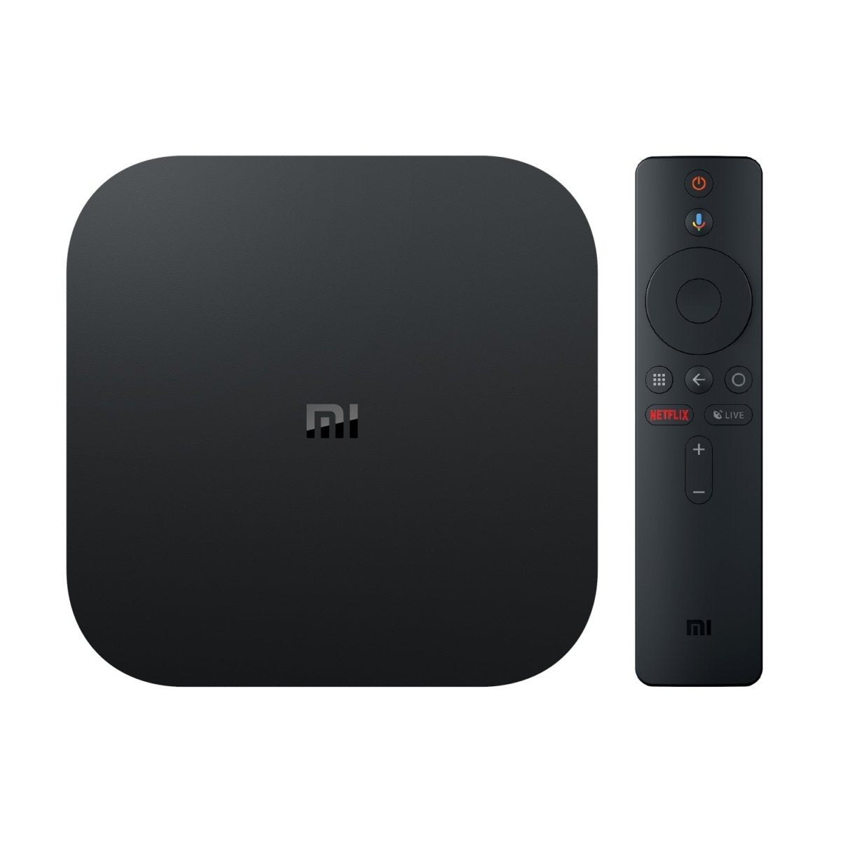 Xiaomi Mi Box S Android TV with Google Assistant Remote Streaming Media Player - Chromecast Built-in - 4K HDR - Wi-Fi - 8 GB - Black