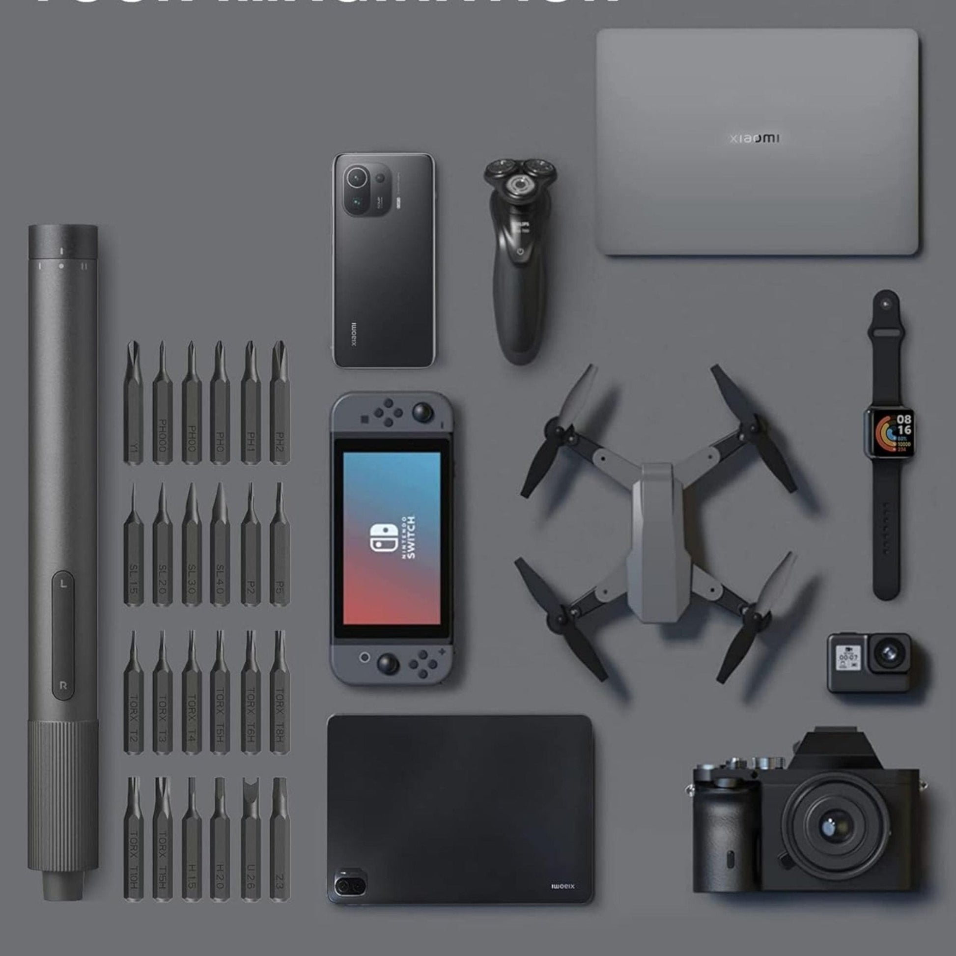Xiaomi Mi Cordless Precision Screwdriver Kit - Black