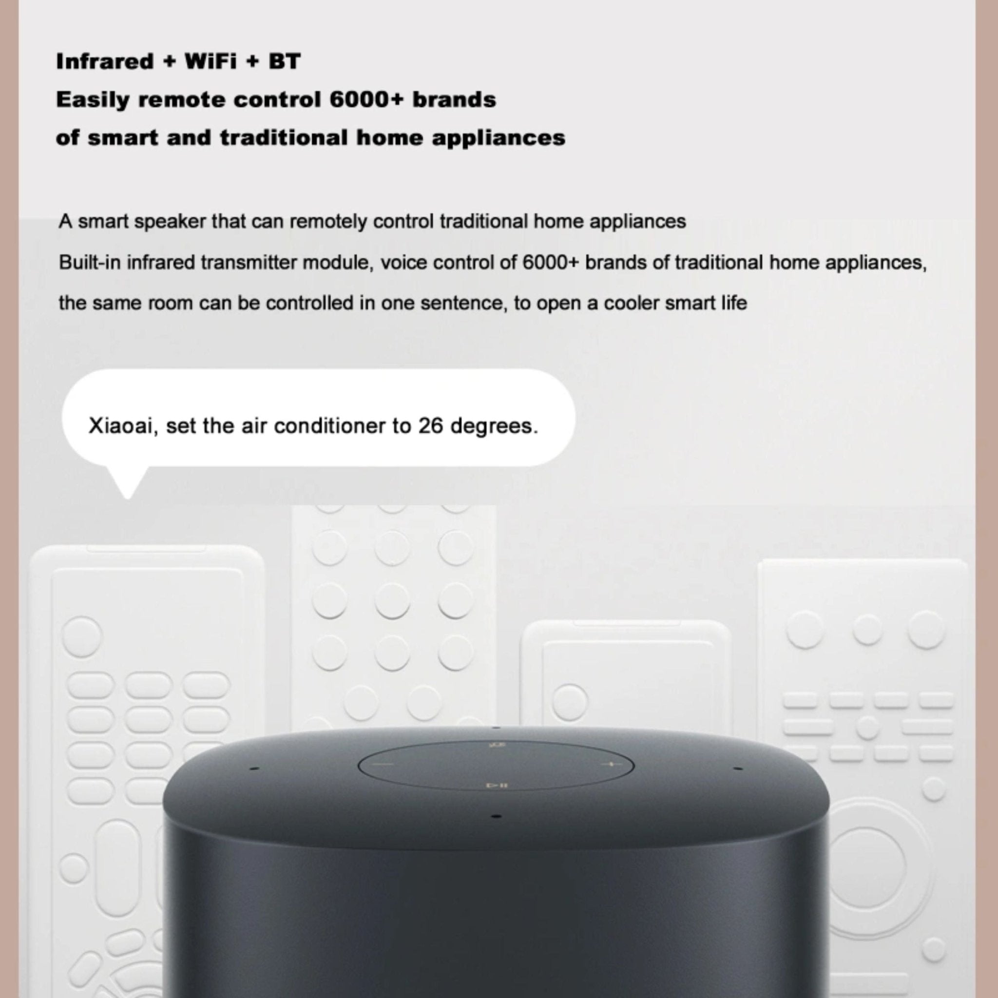 Xiaomi smart hot sale home voice control