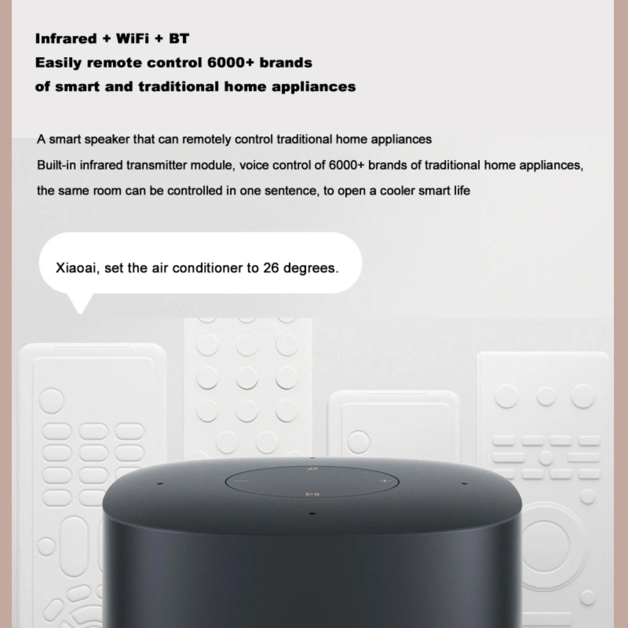 Xiaomi Mi Smart Speaker IR Control - Black