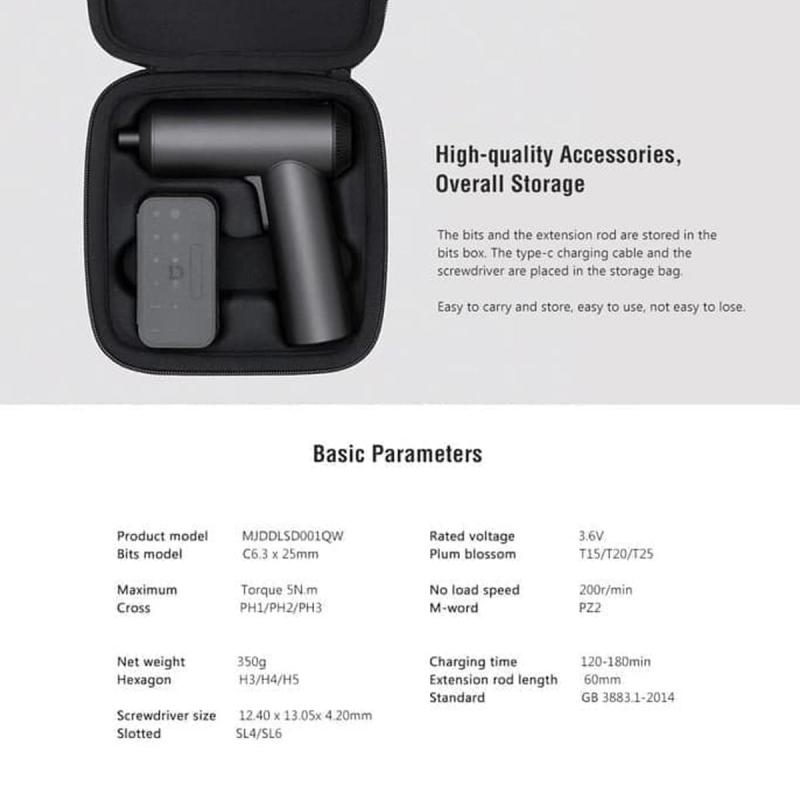 Xiaomi Mijia Cordless Rechargeable Screwdriver