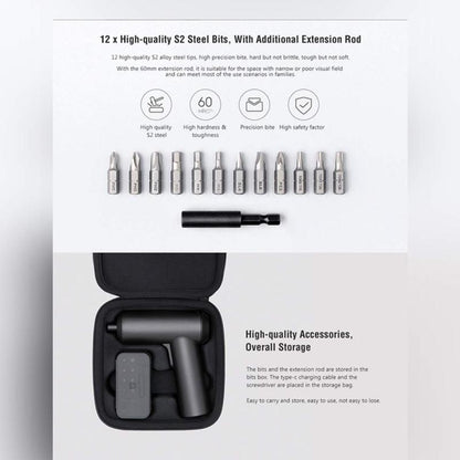 Xiaomi Mijia Cordless Rechargeable Screwdriver